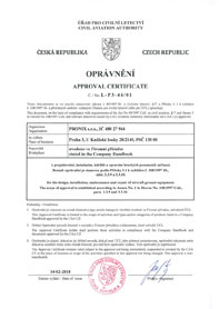 ÚŘAD CIVILNÍHO LETECTVÍ Certificate